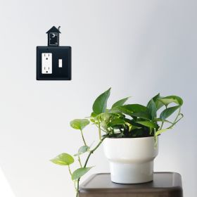Double Outhouse Single GFI and Switch Cover CUSTOM Product