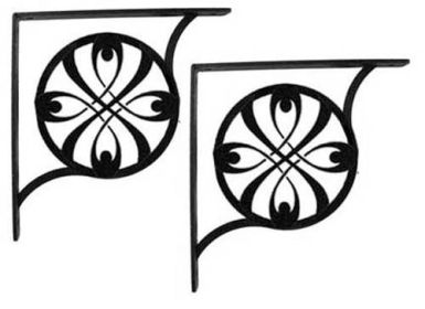 Ribbon Shelf Brackets Large (pair)