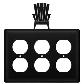 Triple Adirondack Triple Outlet Cover CUSTOM Product