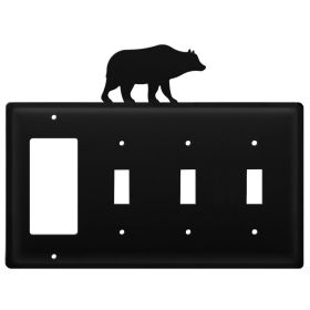 Quad Bear Single GFI and Triple Switch Cover CUSTOM Product