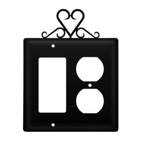 Double Heart Single GFI & Outlet CUSTOM Product
