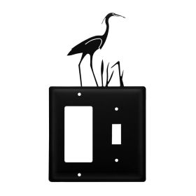 Double Heron Single GFI and Switch Cover CUSTOM Product