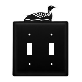 Double Loon Double Switch Cover