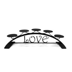 Love Table Top Pillar Candle Holder