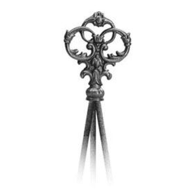 Victorian Finial Natural Tripod Trellis