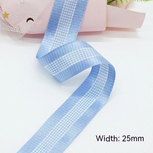 Solid Color Scottish Plaid Ribbon Hand-made DIY Clothing Ornament Bouquet Gift Packaging
