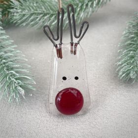 Glass Christmas Tree Decorative Pendant (Option: Model D-5cm)