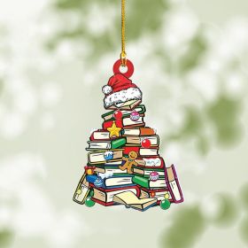 Creative Acrylic Christmas Tree Decoration Pendant (Option: B-8x8cm)