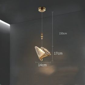 Butterfly Chandelier Bedside Enamelled Dining Hall Staircase (Option: Trumpet clear-warm light)