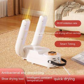 Household Shoes Dryer Smart Purple Light Dehumidification (Option: White Shoes Dryer-American Standard)