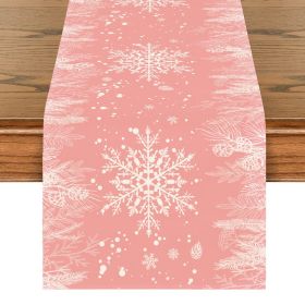 Table Runner Christmas Christmas Tree Snowflake Decoration (Option: 19ZQHA0023 3-200cm)