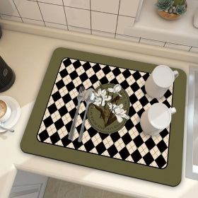 Diatom Ooze Absorbent Kitchen Table Mat (Option: CD0075 3-30 X40cm Diatom Ooze)